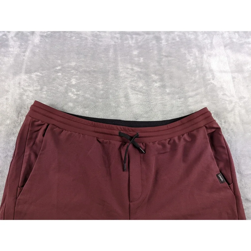 UNRL Pants Men 2XL Red Purple Apex Performance Tapered Training Jogger Stretch